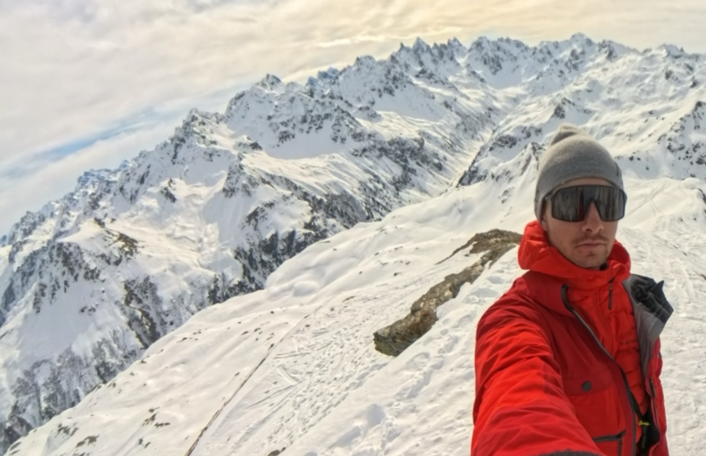 Nick Schuler in the mountains